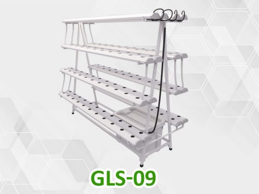 Giàn thủy canh chữ A GLS09 16 ống trồng năng suất vượt trội