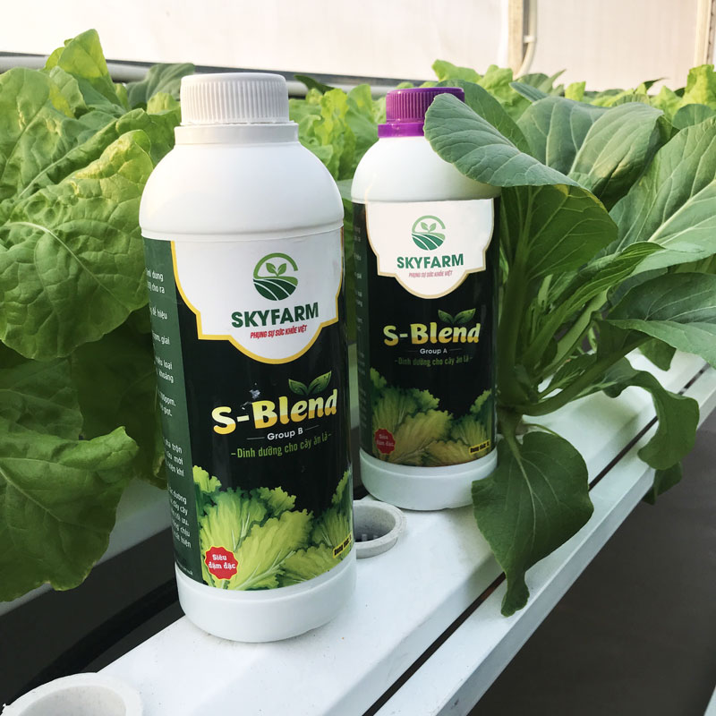 Cặp dung dịch thủy canh S-Blend 1L dành cho rau ăn lá